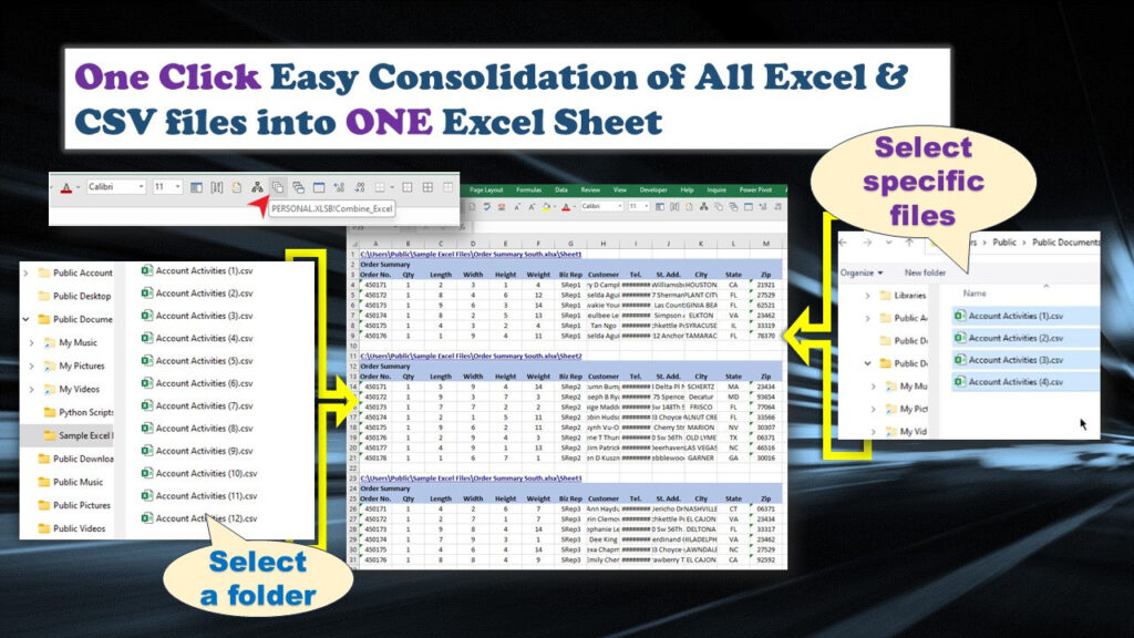 Intelligent Excel Automation Tool: Combine Excel Sheets & Files into a Single Sheet (Advanced 2-in-1 Version) (Windows Version)